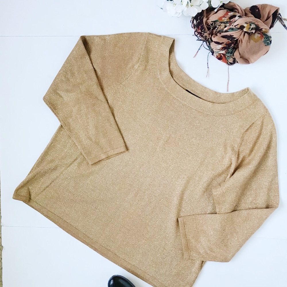 3/$20 Lane Bryant‎ Gold Top